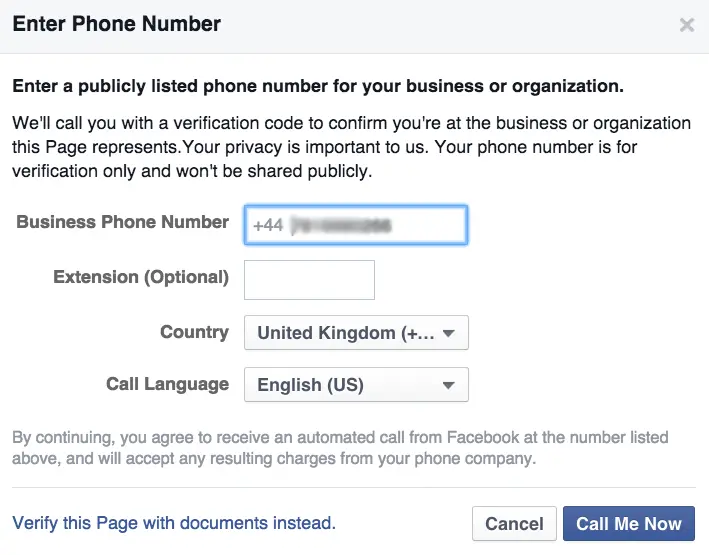Phone number